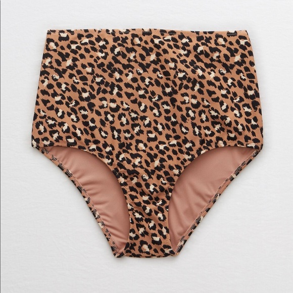 aerie Other - NEW [Aerie] high waisted leopard bikini bottom 🐆